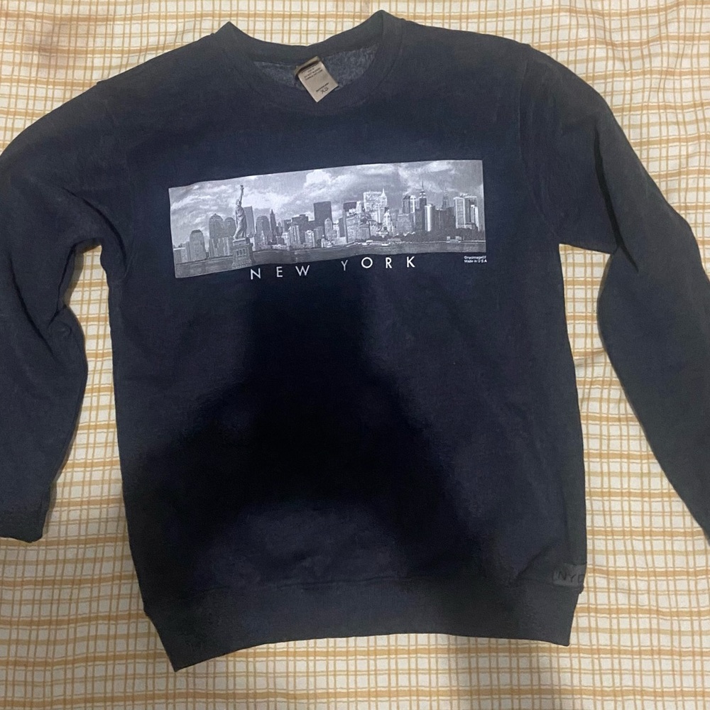 NYC Sweat Shirt XS Gray